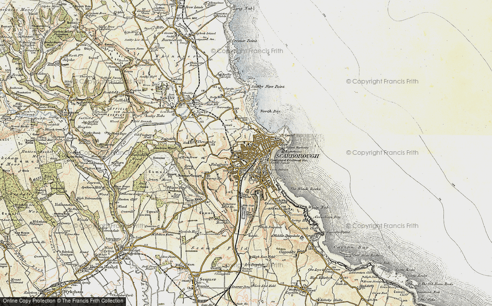 Old Map of Scarborough, 1903-1904 in 1903-1904