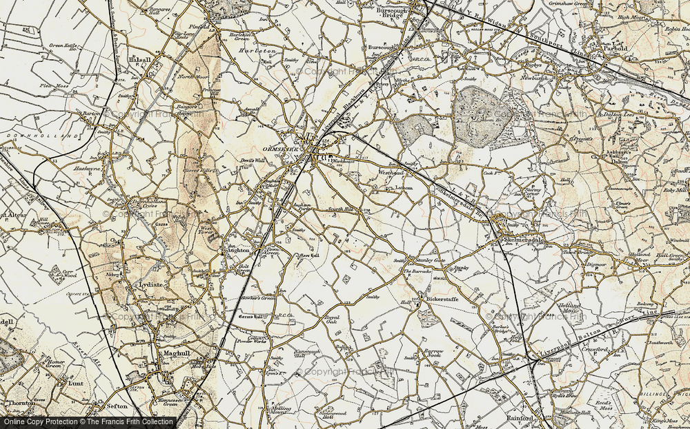 Old Map of Scarth Hill, 1902-1903 in 1902-1903