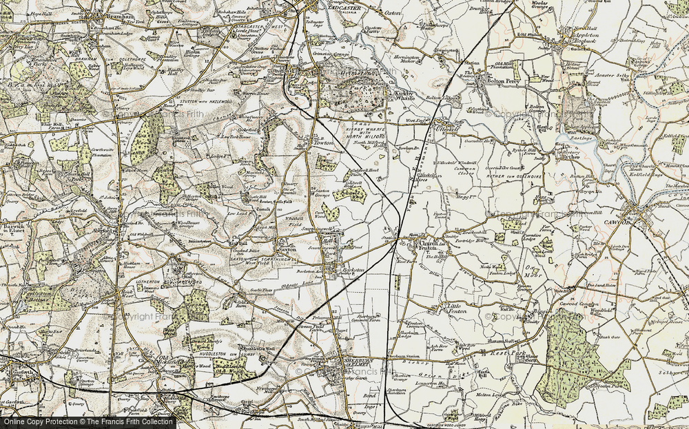 Old Map of Scarthingwell, 1903 in 1903