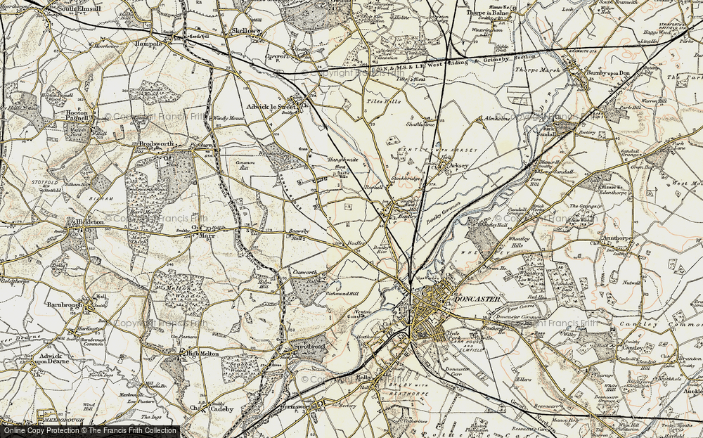 Old Map of Scawthorpe, 1903 in 1903
