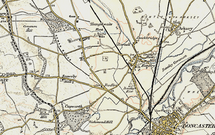 Old map of Scawthorpe in 1903