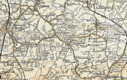Old map of Abbots Leigh in 1898