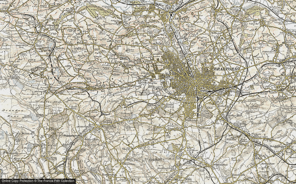 Old Map of Scholemoor, 1903 in 1903
