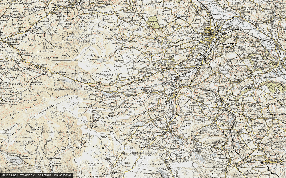 Old Map of Scholes, 1903-1904 in 1903-1904