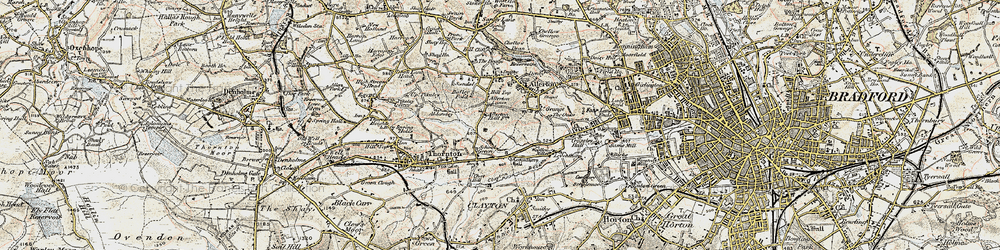 Old map of School Green in 1903