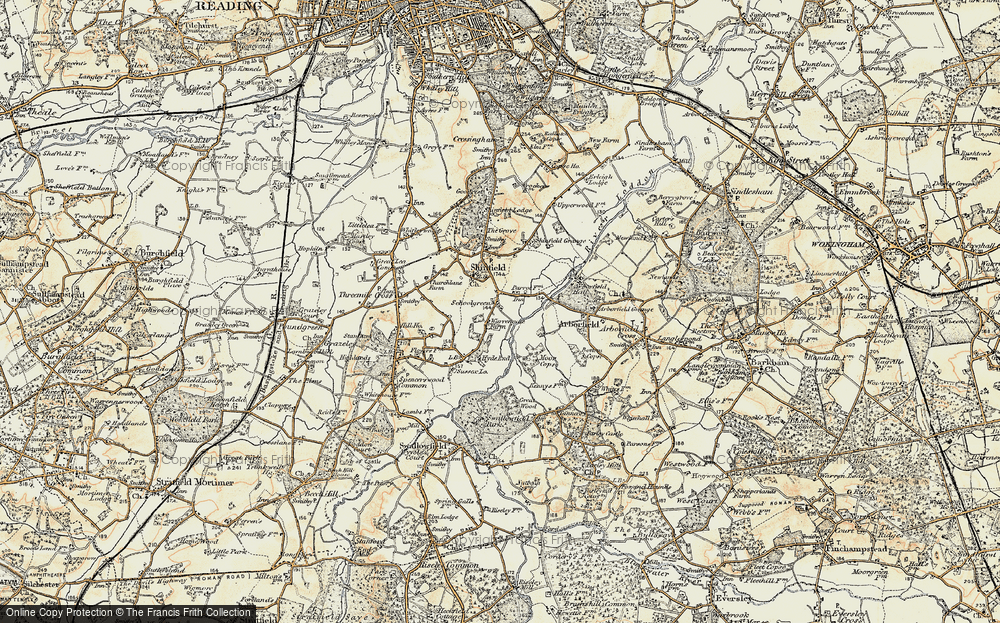 Old Map of Schoolgreen, 1897-1909 in 1897-1909