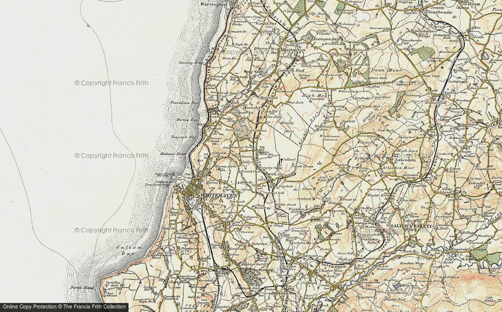 Old Map of Scilly Bank, 1901-1904 in 1901-1904