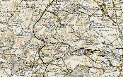 Old map of Scot Hay in 1902