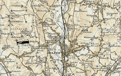 Old map of Scotches in 1902