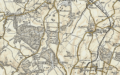 Old map of Scotland in 1902-1903