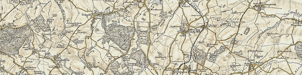 Old map of Scotland in 1902-1903