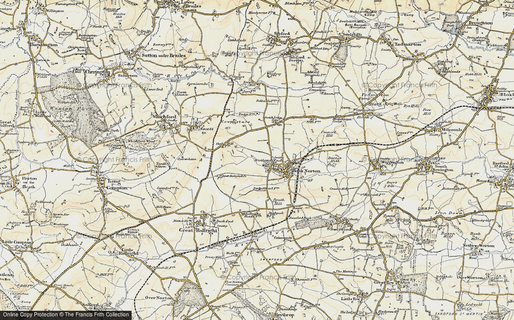 Old Map of Scotland End, 1898-1899 in 1898-1899