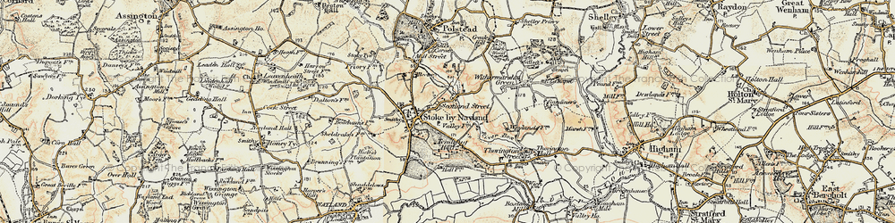 Old map of Scotland Street in 1898-1901