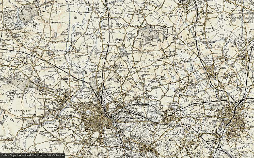 Old Map of Scotlands, 1902 in 1902