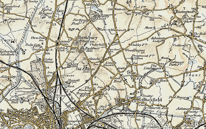 Old map of Scotlands in 1902