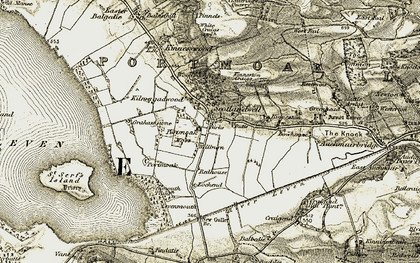 Old map of Levenmouth in 1903-1908