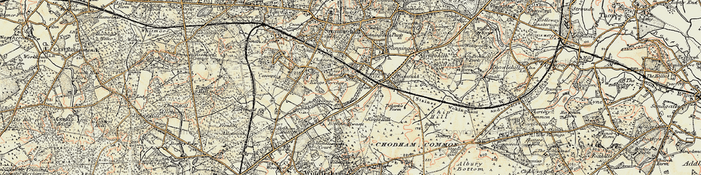 Old map of Scotswood in 1897-1909