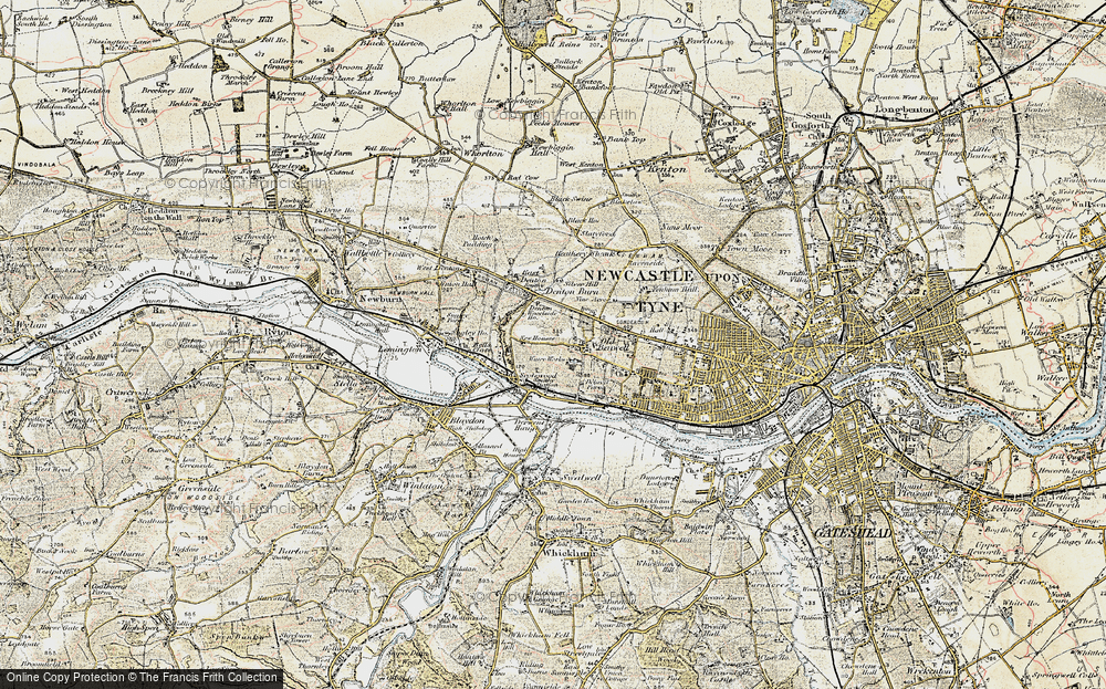 Old Map of Scotswood, 1901-1904 in 1901-1904