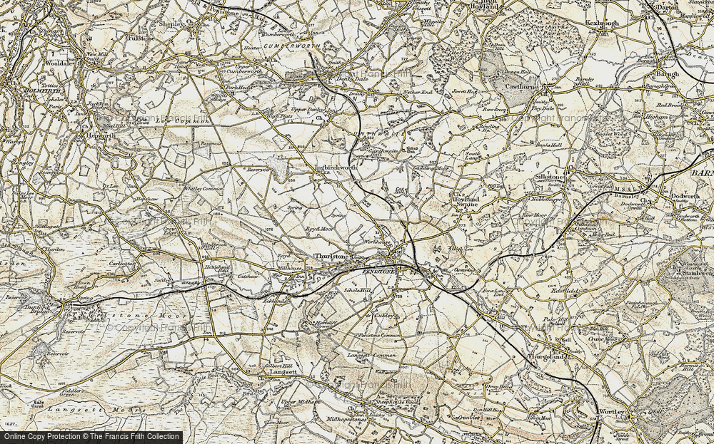 Old Map of Scout Dike, 1903 in 1903