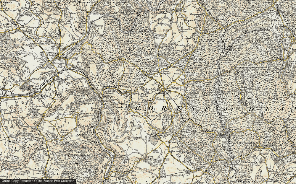 Old Map of Scowles, 1899-1900 in 1899-1900