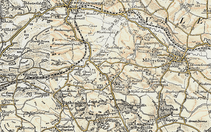 Old map of Screedy in 1898-1900