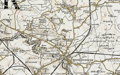 Old map of Scriven in 1903-1904