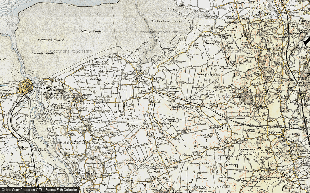 Old Map of Scronkey, 1903-1904 in 1903-1904