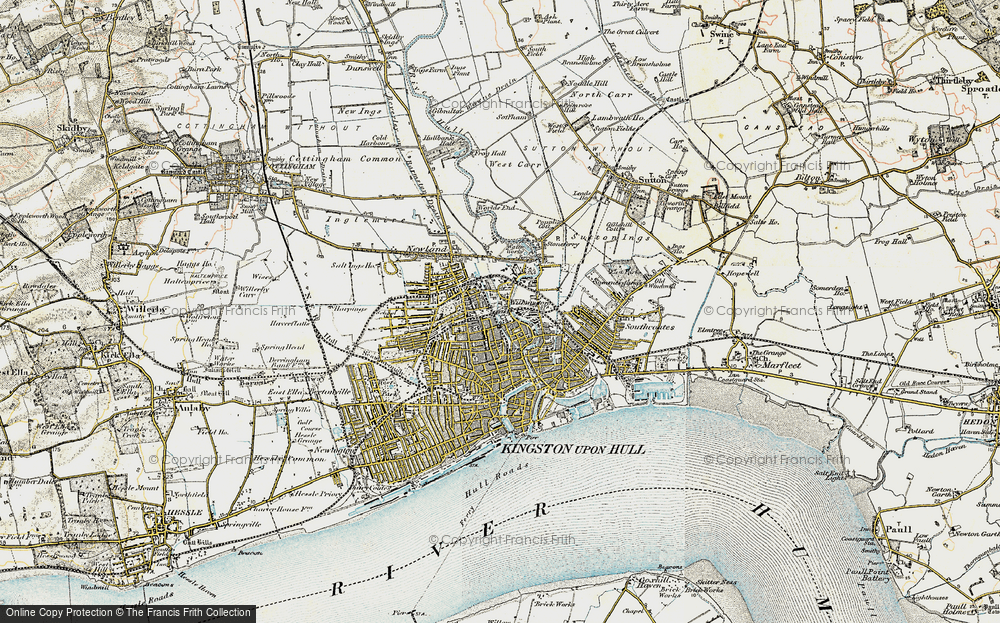 Old Map of Sculcoates, 1903-1908 in 1903-1908