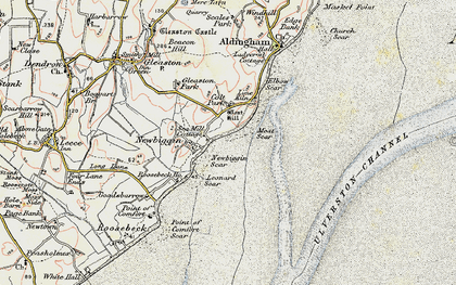 Old map of Sea Mill in 1903-1904