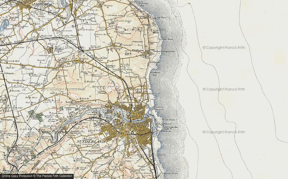 Old Map of Seaburn, 1901-1904 in 1901-1904
