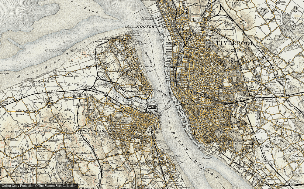 Old Map of Seacombe, 1902-1903 in 1902-1903