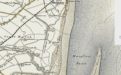 Old map of Bramble Hills in 1901-1903