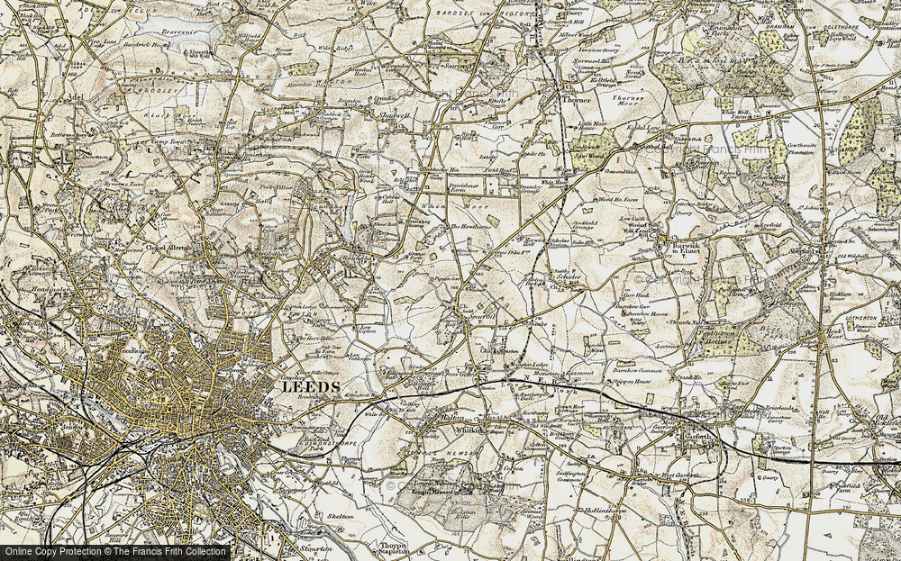 Old Map of Seacroft, 1903-1904 in 1903-1904