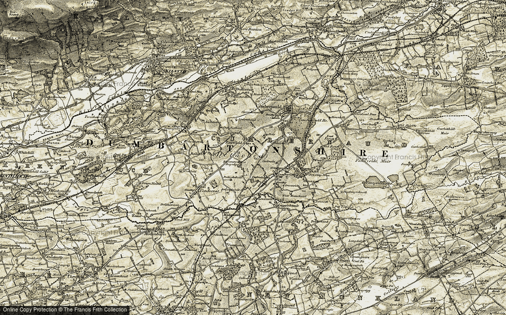 Old Map of Seafar, 1904-1907 in 1904-1907