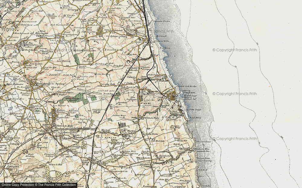 Old Map of Seaham, 1901-1904 in 1901-1904