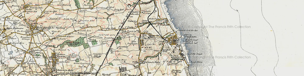 Old map of Seaham in 1901-1904