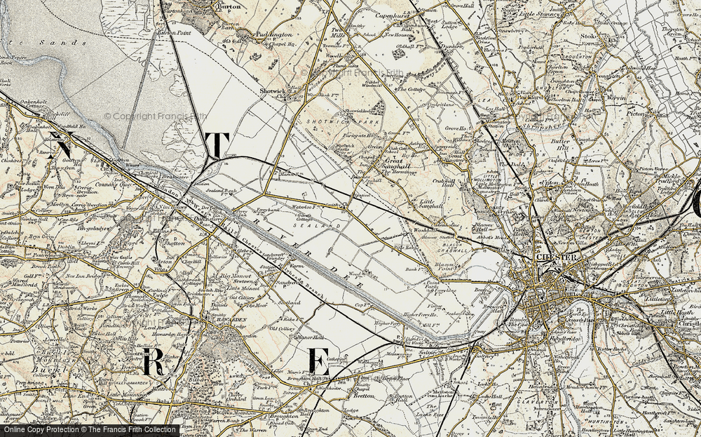 Old Map of Sealand, 1902-1903 in 1902-1903