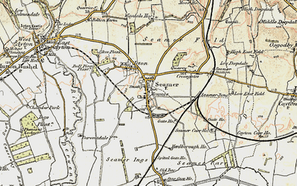 Old map of Seamer in 1903-1904