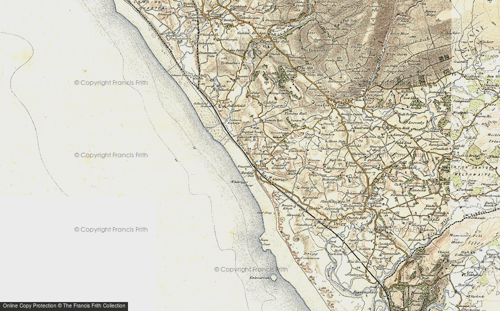 Old Map of Seascale, 1903-1904 in 1903-1904