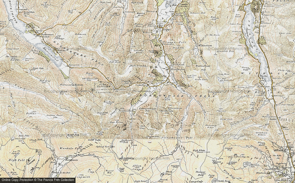 Old Map of Seatoller, 1903-1904 in 1903-1904