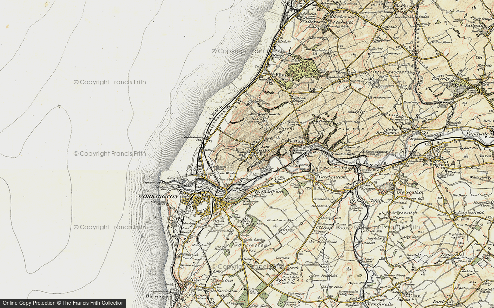 Old Map of Seaton, 1901-1904 in 1901-1904