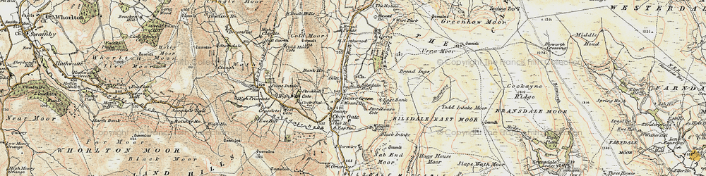 Old map of Akitt in 1903-1904