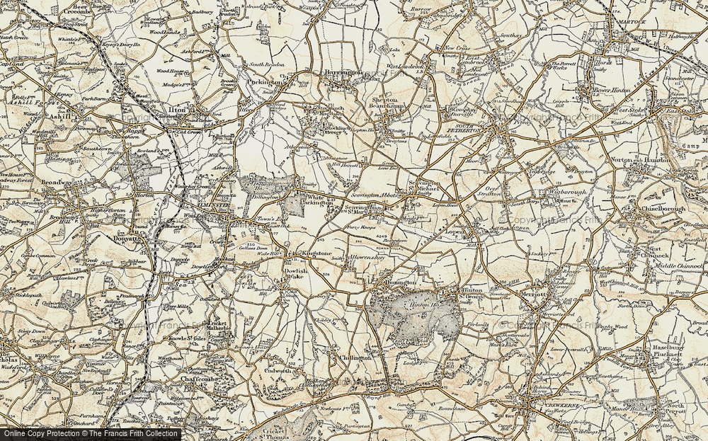 Old Map of Seavington St Mary, 1898-1900 in 1898-1900