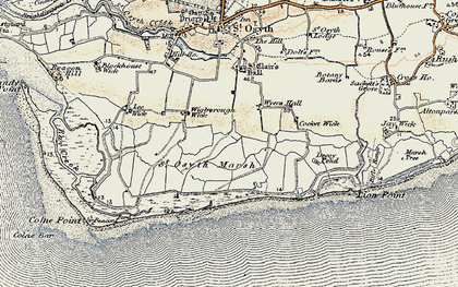 Old map of Seawick in 0-1898