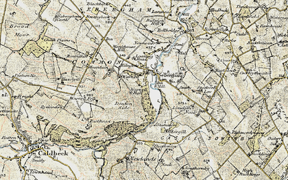 Old map of Sebergham in 1901-1904