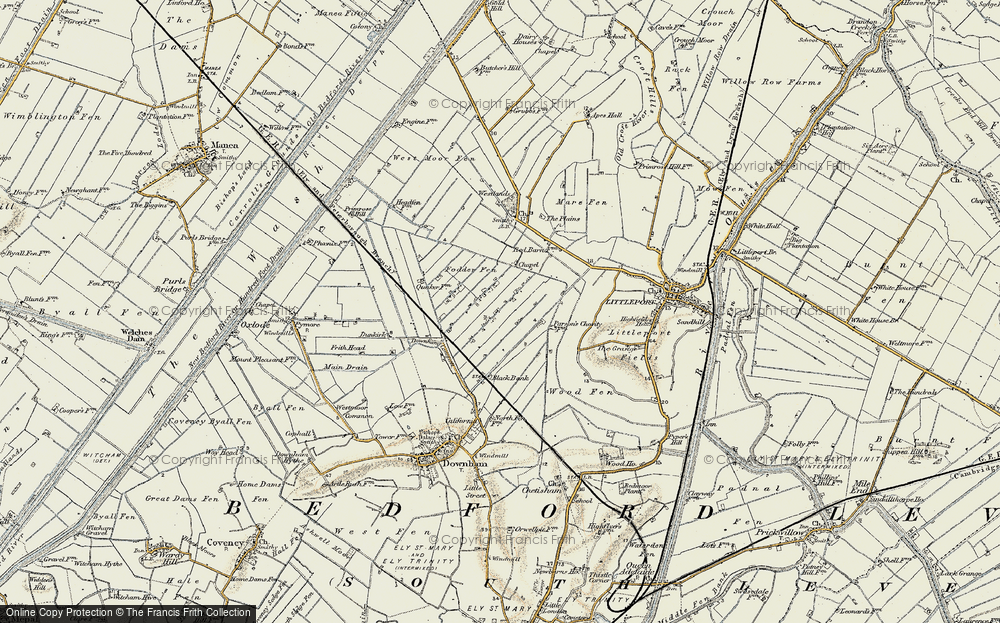 Old Map of Second Drove, 1901 in 1901