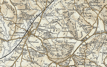 Old map of Sector in 1898-1899