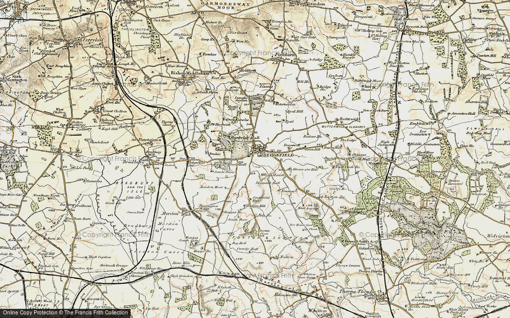 Old Map of Sedgefield, 1903-1904 in 1903-1904