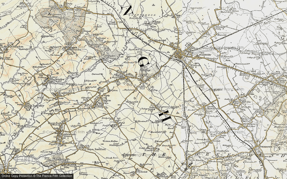 Old Map of Sedrup, 1898 in 1898