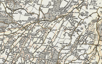 Old map of Seed in 1897-1898